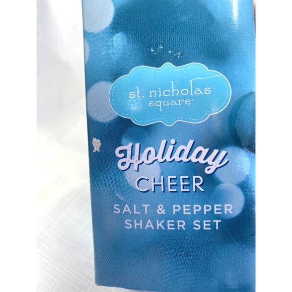 St. Nicholas Square Gnome Santa salt & pepper shaker set - new in box - Picture 2 of 5